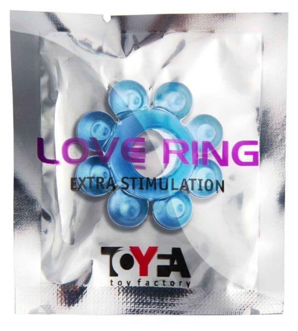 Голубая гелевая насадка-цветок (Цвет: голубой)