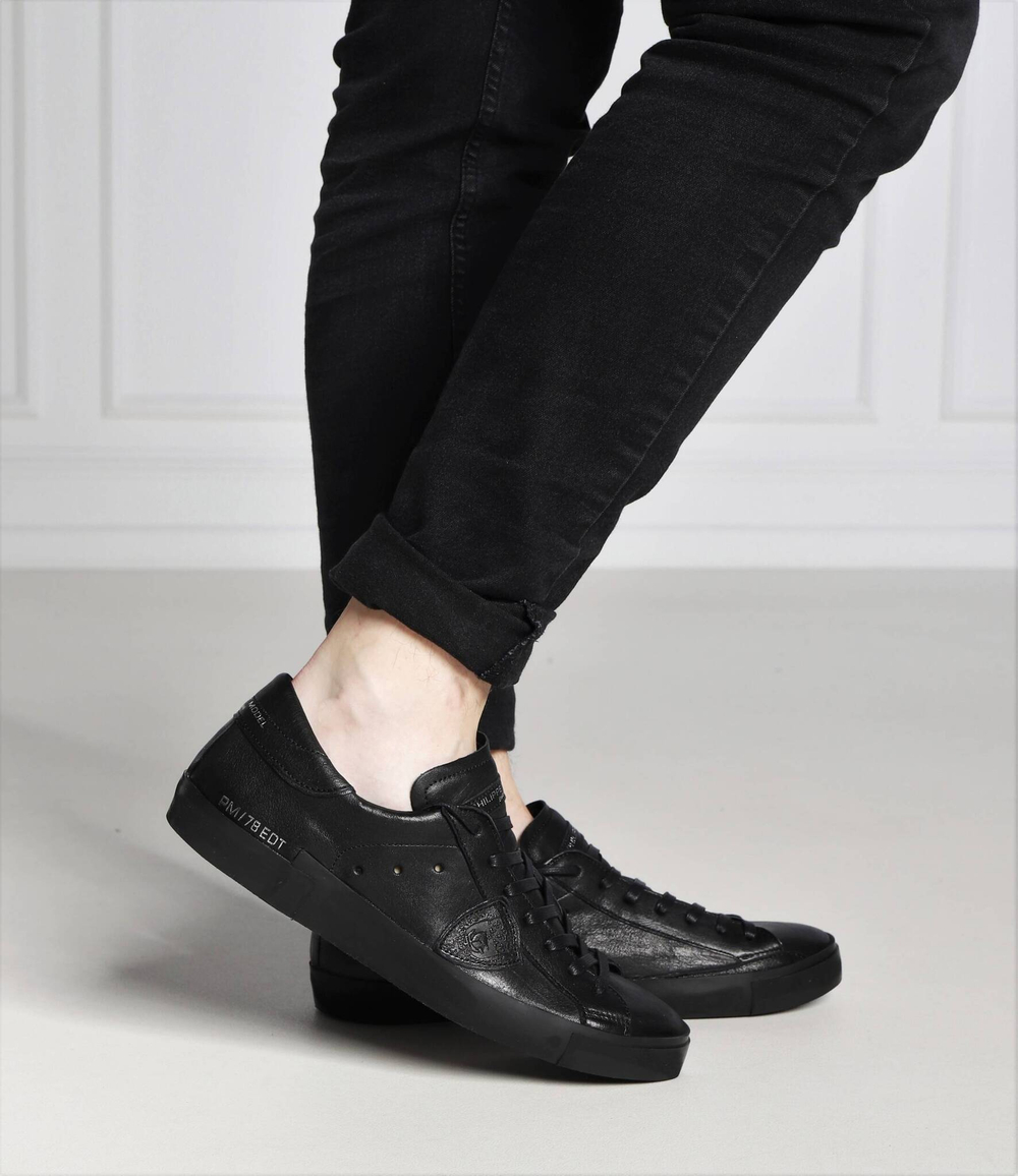 Кожаные кроссовки prsx Philippe Model - черный(PRLU)