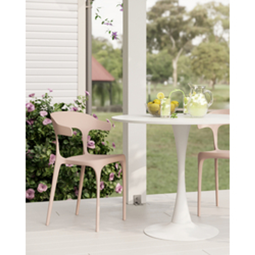 Стул Neo пластик пыльно-розовый