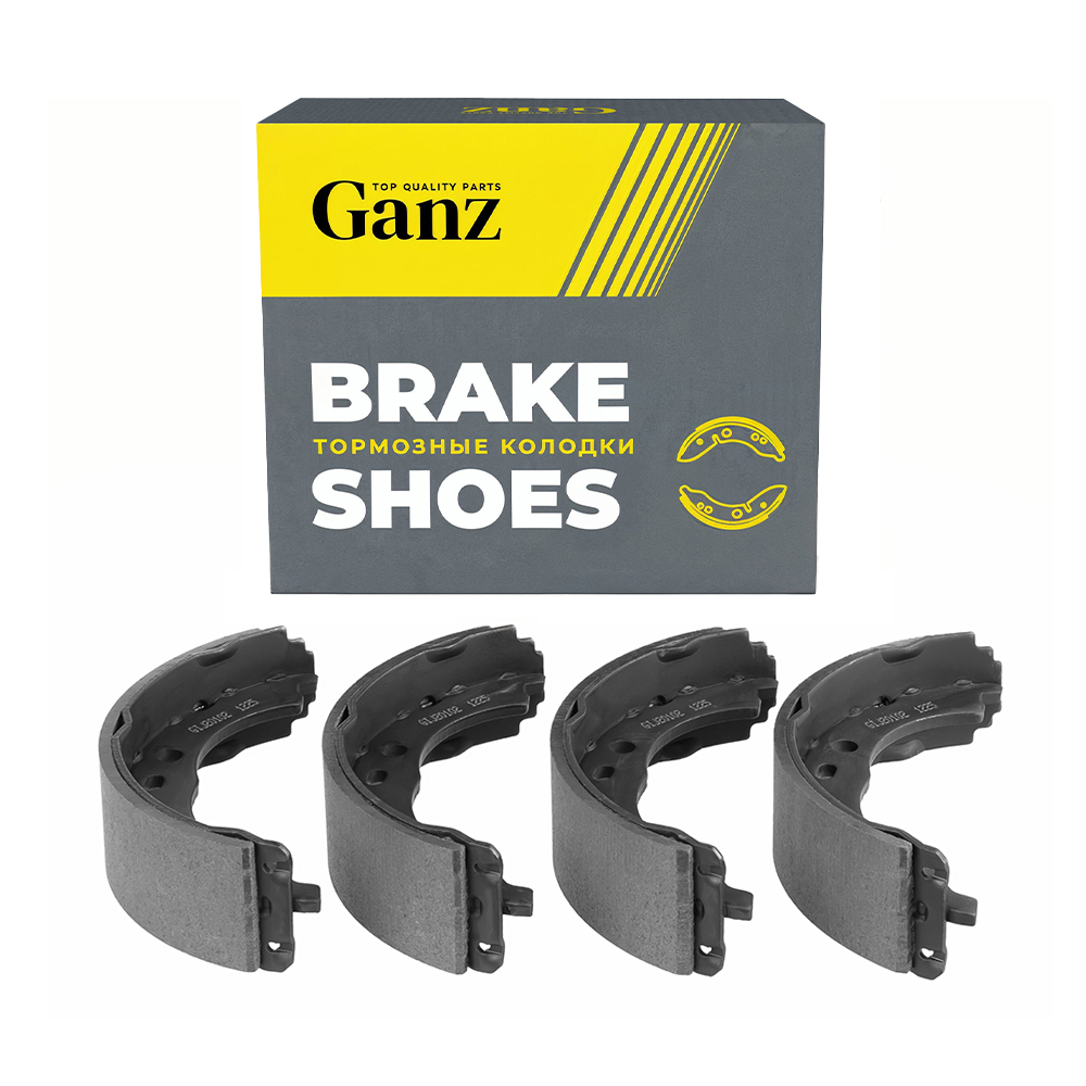 Колодки тормозные барабанные для Citroen Jumper/Fiat Ducato/Peugeot Boxer 250 06- GANZ GIJ20102