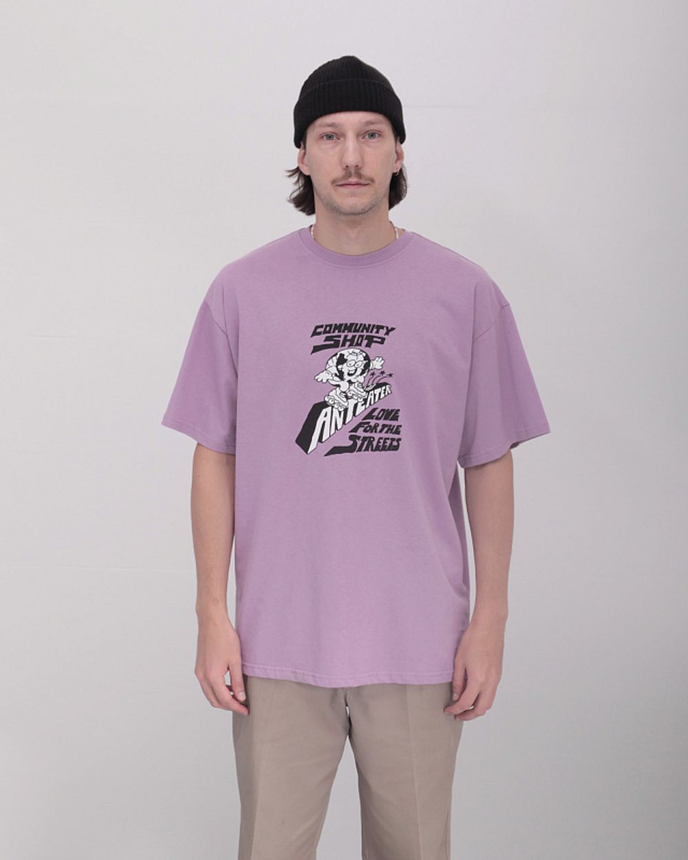 Футболка ANTEATER Community Shop Лавандовая