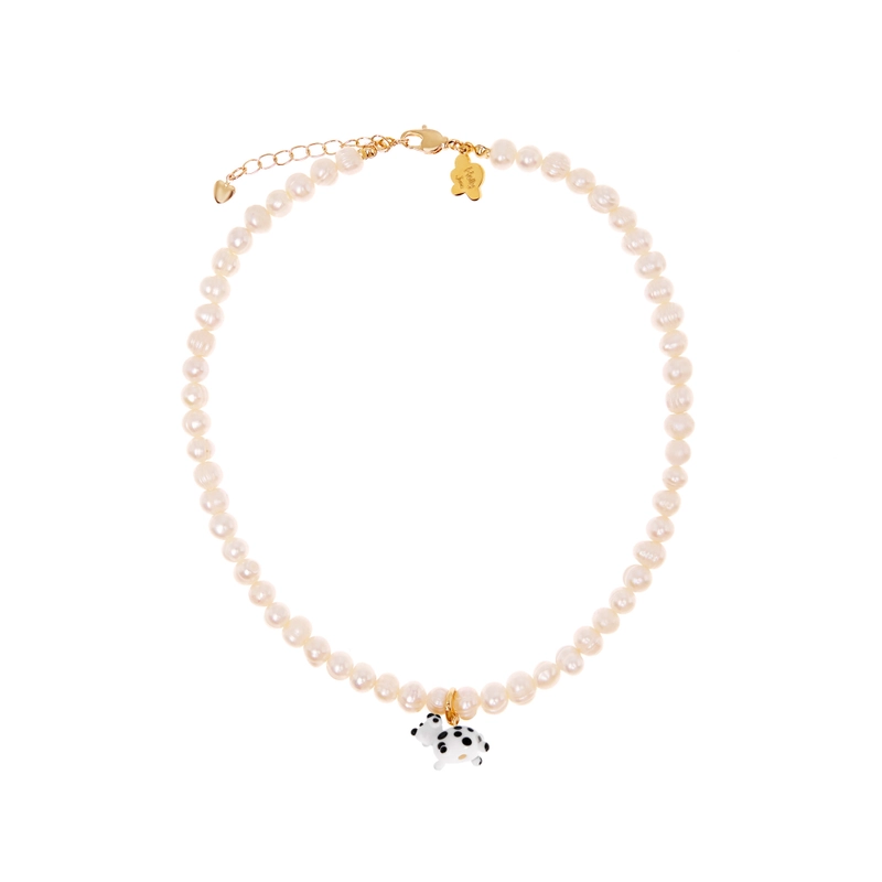 Колье Мой Любимый Пушистик с Жемчугом – Собака