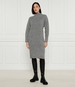 Хлопковое платье C_Fagdassy BOSS ORANGE - серый(50525127)