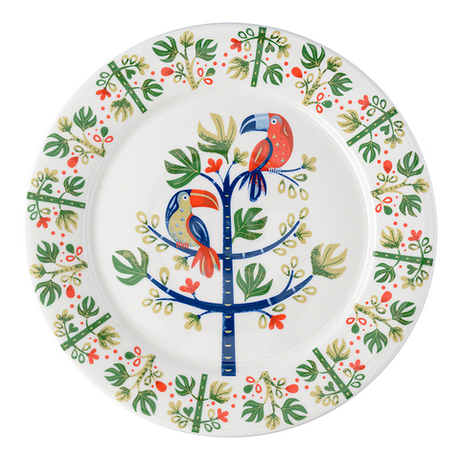 Набор тарелок Toucan из коллекции Birds of Paradise в подарочной упаковке, 28 см, 2 шт.