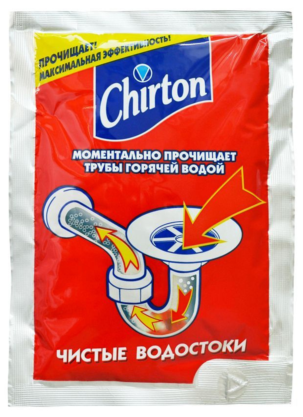 Chirton 80 гр. Ср-во д/прочистки сливных труб  Горячей водой