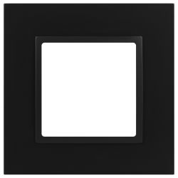 Рамка для розеток и выключателей ЭРА Elegance 14-5011-05 Classic, на 1 пост, антрацит