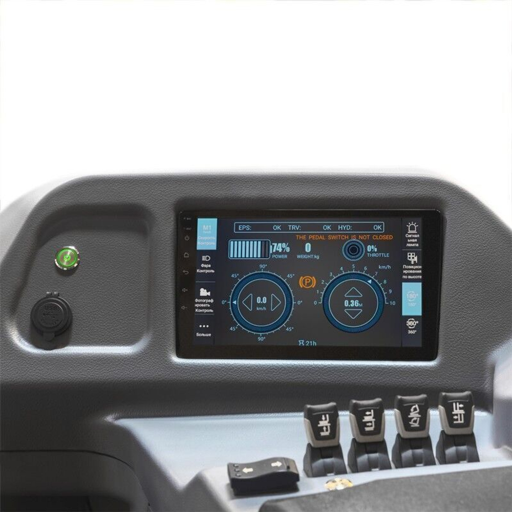 Ричтрак CQD20-D (2000 кг; 11,1 м; li-ion 48 В / 400 Ач) SMARTLIFT (SMART)