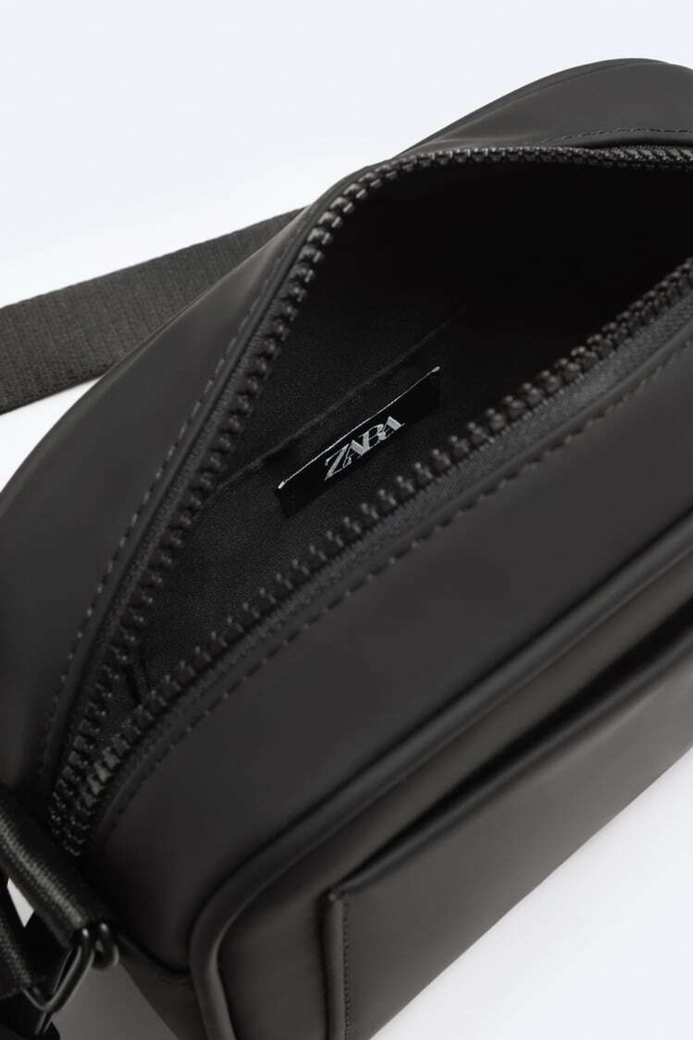 ZARA СУМКА-БОУЛИНГ ФОРМАТА МИНИ, ЧЕРНЫЙ