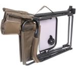 Кресло складное с подлокотниками до 100 кг SJ-0053, 52*62*92 см, цвет: кофейный, ТуристМастер