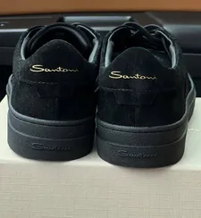 Кеды Santoni, замшевые