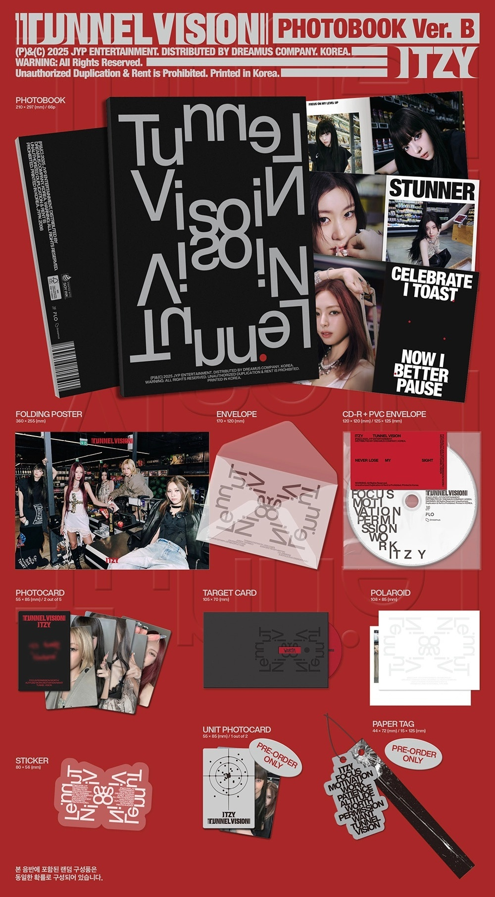 Альбом ITZY - TUNNEL VISION [Photobook Ver.]