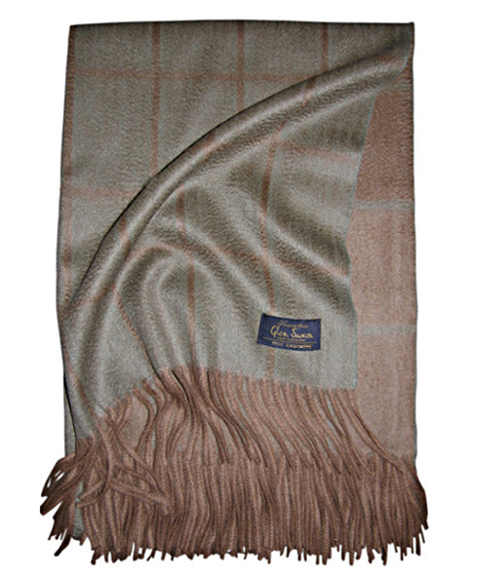 Плед 130х180 Glen Saxon Garda Camel-Olive