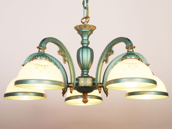 Подвесная люстра Reccagni Angelo L.7202/5 GREEN