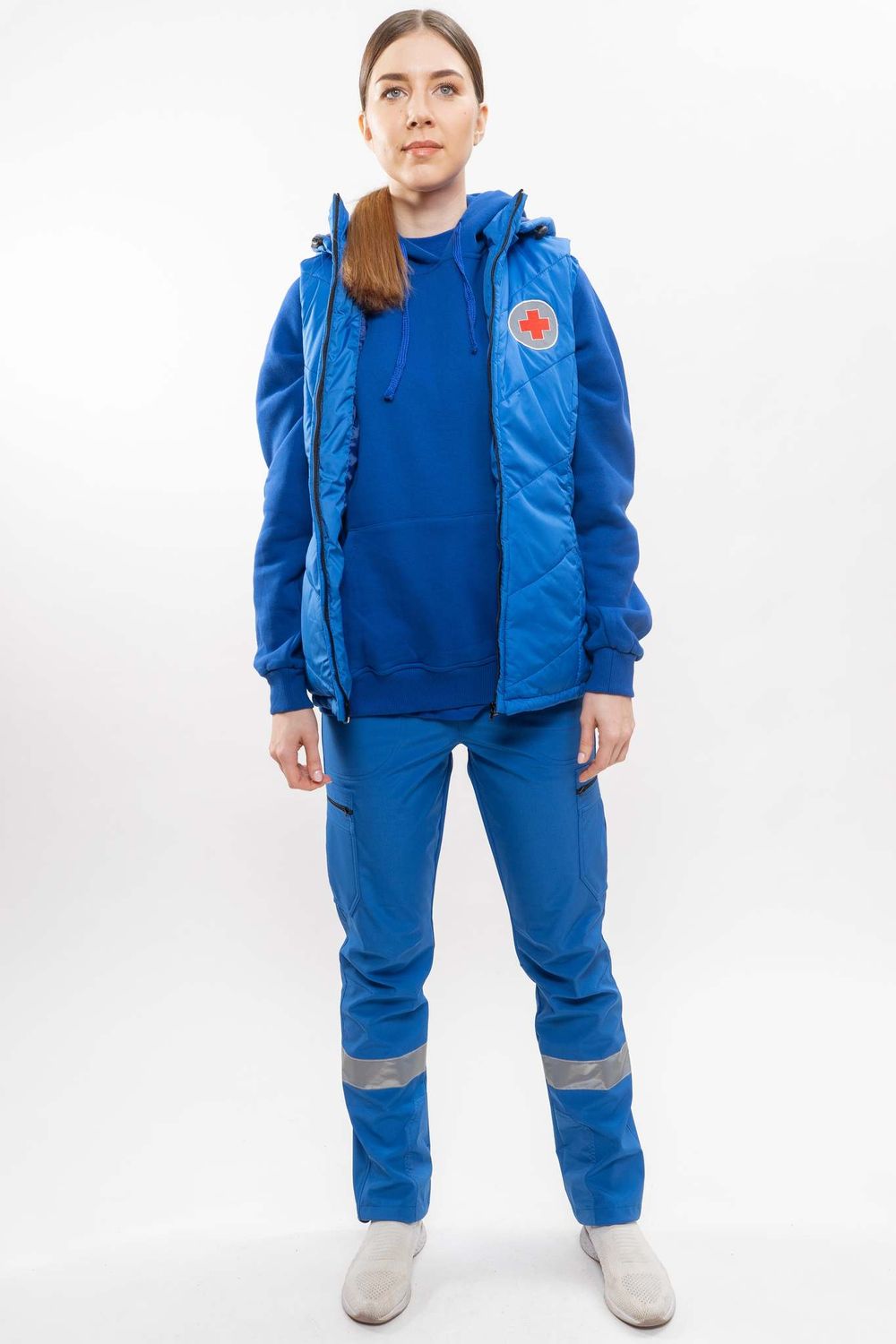 Жилет утепленный с капюшоном Скорая помощь MedicLine