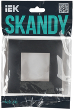 SKANDY Рамка 1-местная SK-F01T титан IEK