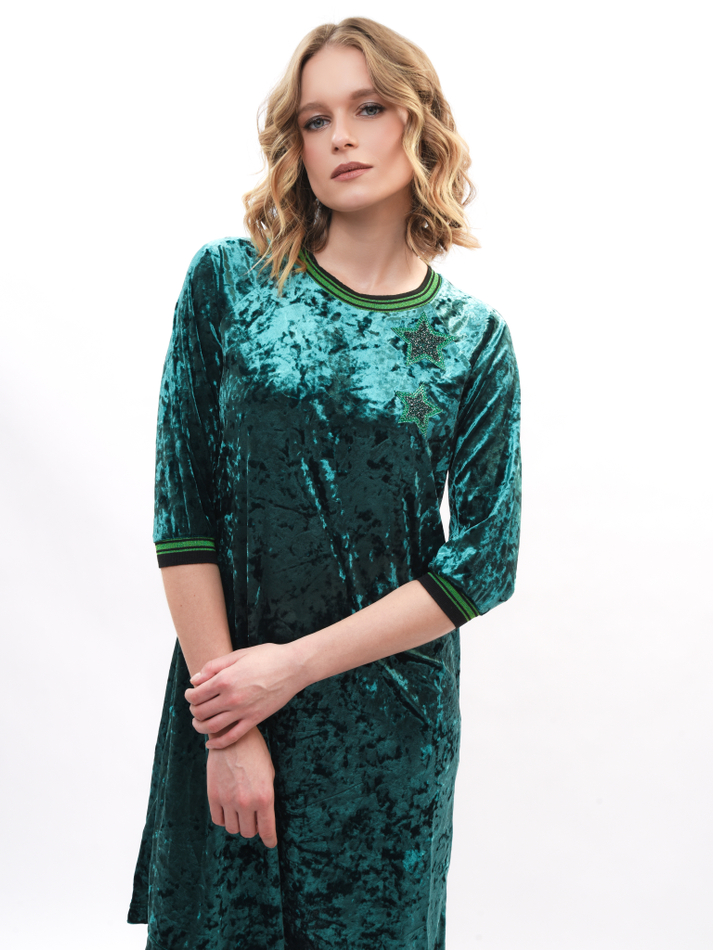 Платье женское бархатное