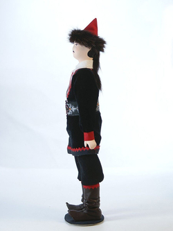 Кукла фарфоровая коллекционная Башкир