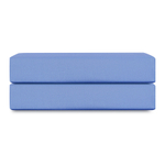 Простыня на резинке из премиального сатина сиреневого цвета из коллекции essential, 180х200х30 см