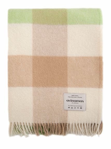 Плед  AGNE 3-02 из шерсти ягнят AVINAMAS