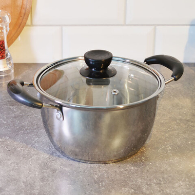 Кастрюля 1,9л нерж "Classic" SA-P1018