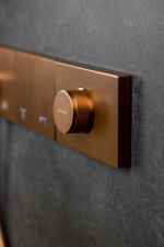 Встроенная душевая система ZODIAC, трехпозиционная BRUSHED BRONZE