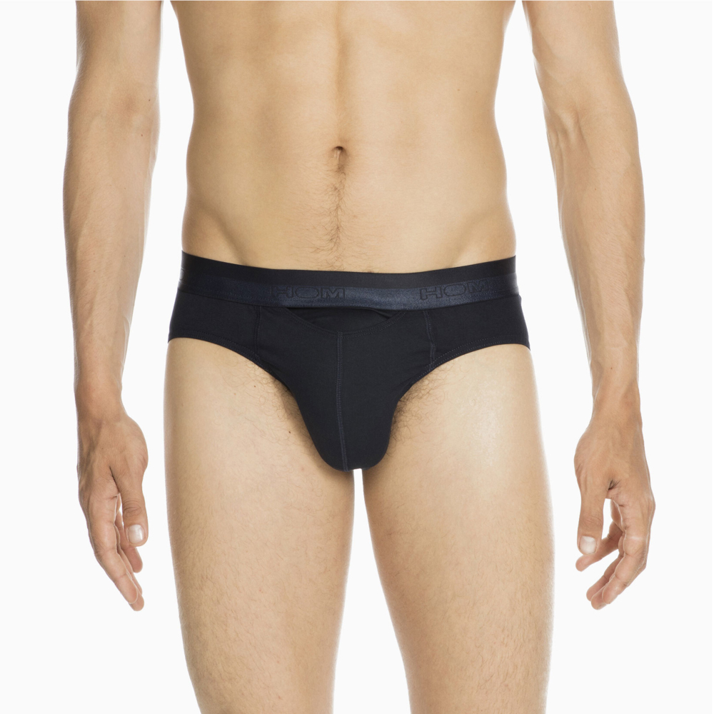 Мужские трусы брифы темно-синие HOM HO1 Mini Briefs HO1 359521_4000RA