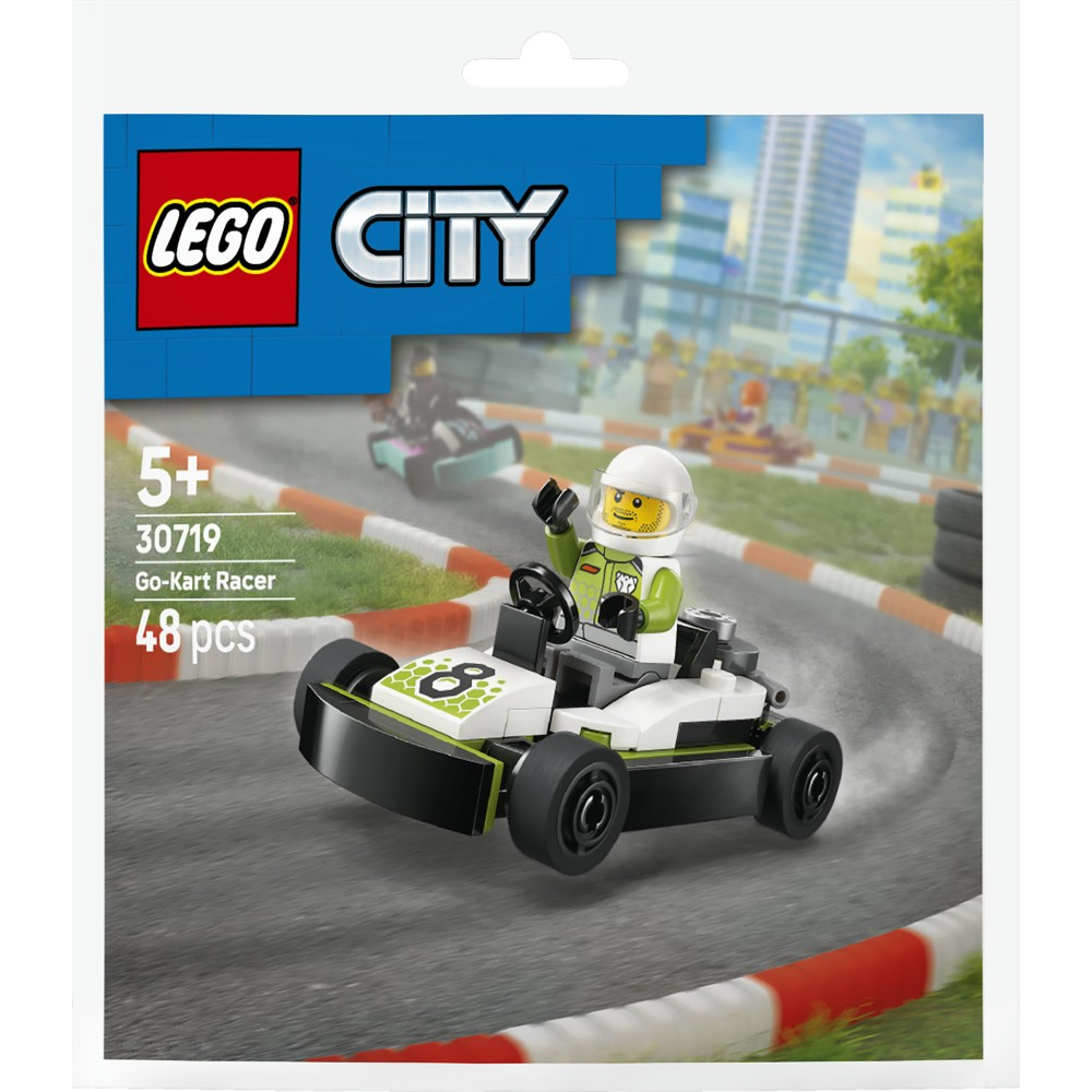 Конструктор LEGO City 30719 Гоночный карт арт. 30719 48 дет — фото 1