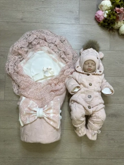 Конверт на выписку для новорожденных зимний