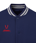 Бомбер ESSENTIAL Fleece Bomber, темно-синий/серый меланж