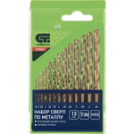 НАБОР СВЕРЛ СИБРТЕХ ПО МЕТ  НSS 13ШТ 723867