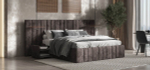 Кровать BOSS INFINITY 180*200 велюр Alkantara серый