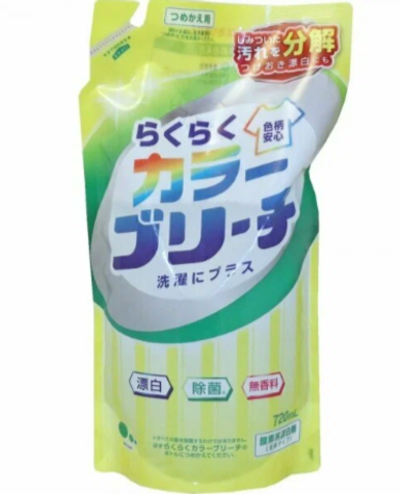 Пятновыводитель кислородный для цветных вещей 720 мл MITSUEI Color (мягкая упаковка)