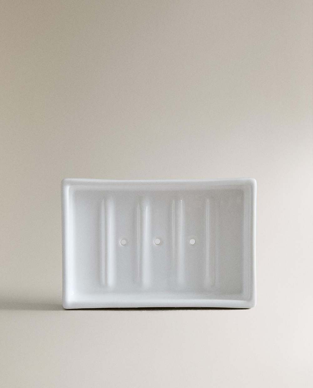 Zara Home мыльница, фаянс, белый