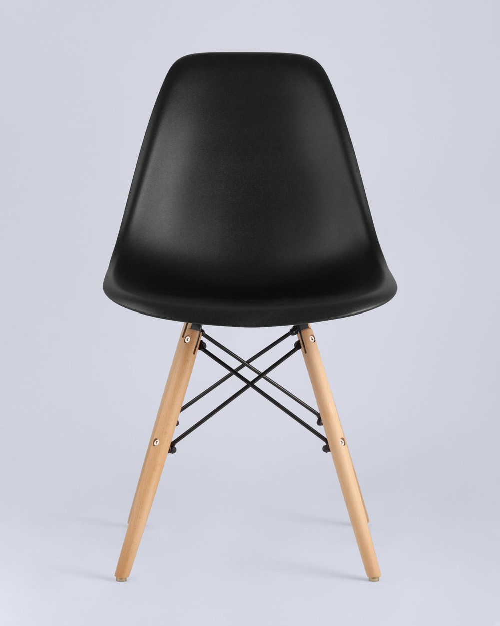 Стул Eames Style DSW черный x4 (разборный каркас)