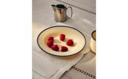Zara Home тарелка из силикона, цвет бежевый, 21 см