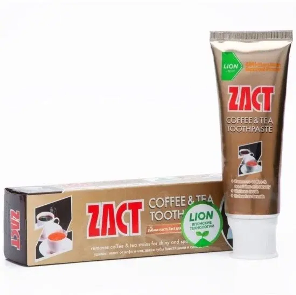 Зубная паста Lion Zact coffee