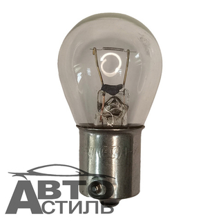 Автолампа  Р 12-21  (P21W)  в стопы 1-но конт БЕЛАЯ Маяк 61213 шт