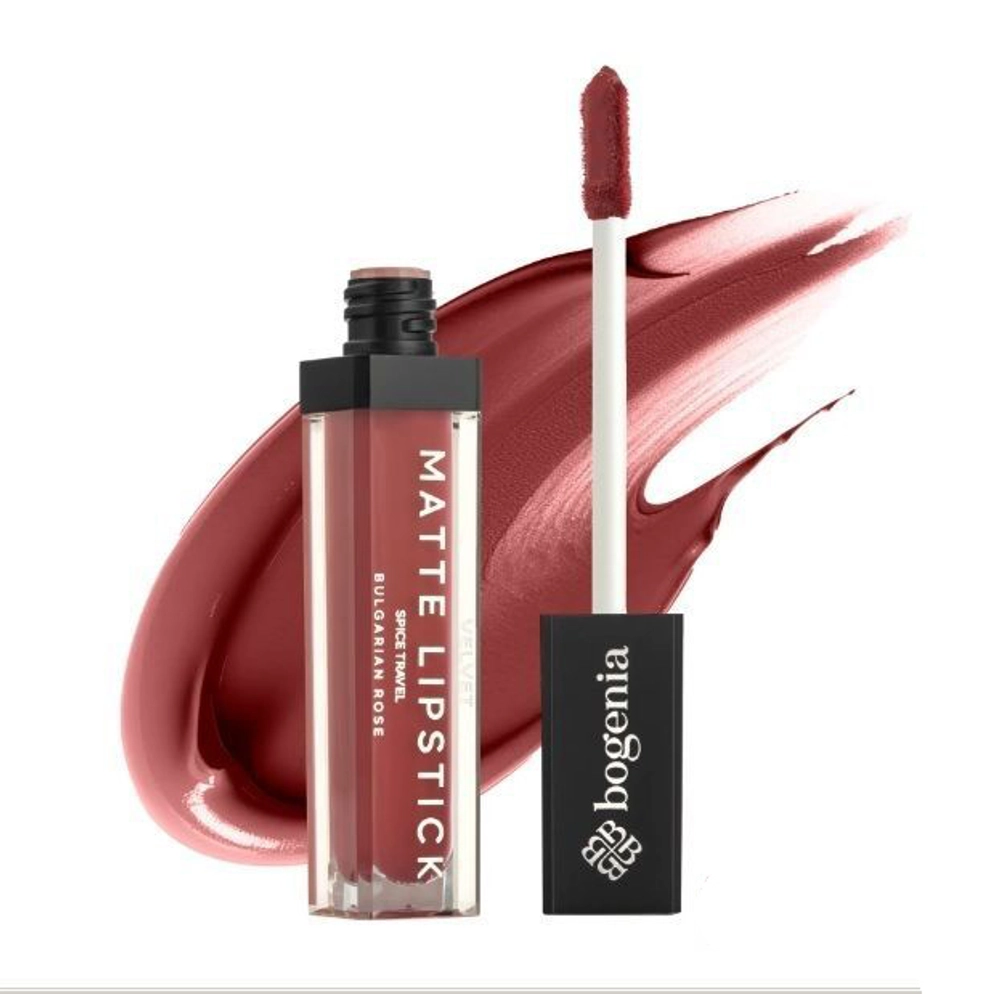Губная помада Bogenia Velvet Matte Lipstick spice travel