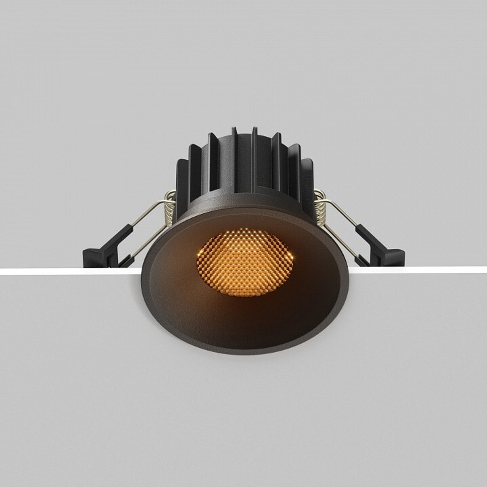 Встраиваемый светильник Maytoni Round DL058-12W2.7K-B