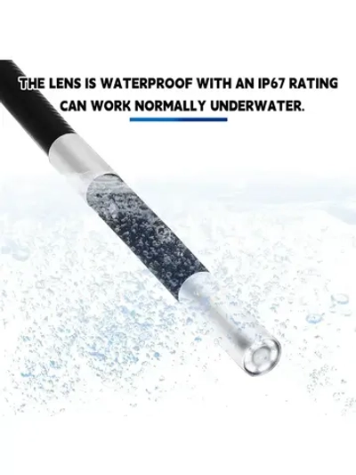 Поворотный эндоскоп 6 мм с Дисплеем /автомобильная камера /Бороскоп