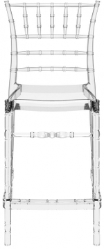 Стул прозрачный полубарный Siesta Contract Chiavari Bar 65, прозрачный