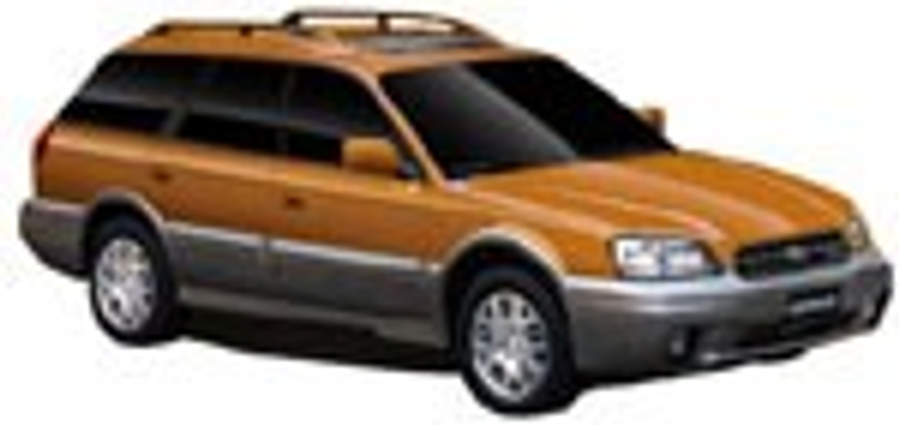 Автоковрики EVA для Subaru Outback 2/Legacy 2. Левый руль. (1998-2003)