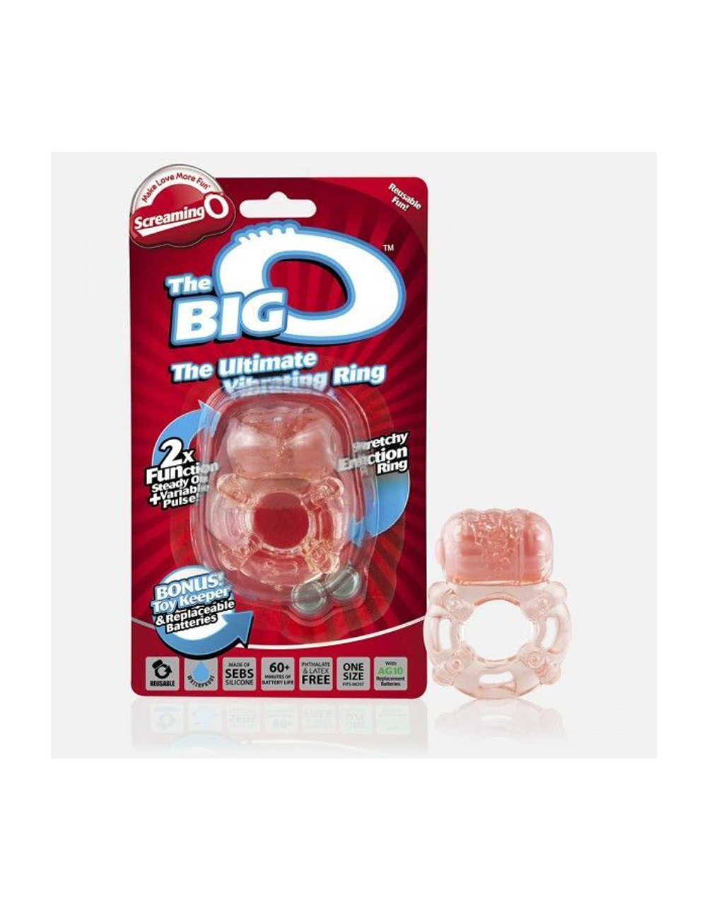 Эрекционное кольцо с вибрацией THE BIG O