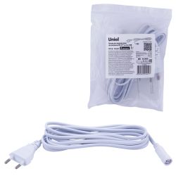UCX-PT2-T70-300 WHITE 1 STICKER Провод для подключения светильника ULT-P7x к сети 220В. 300 см. Белый. ТМ Uniel