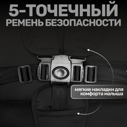 Прогулочная коляска для двойни BubaGO DUO X