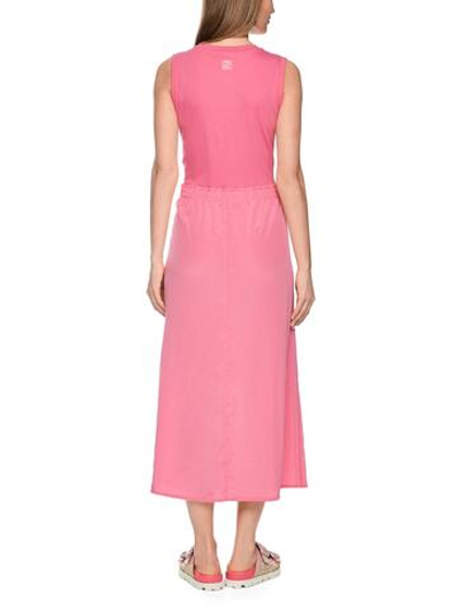 Marc Cain Платье комбинированное с кулиской на талии