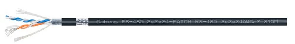 Кабель интерфейсный Cabeus RS-485 2x2x24AWG/7