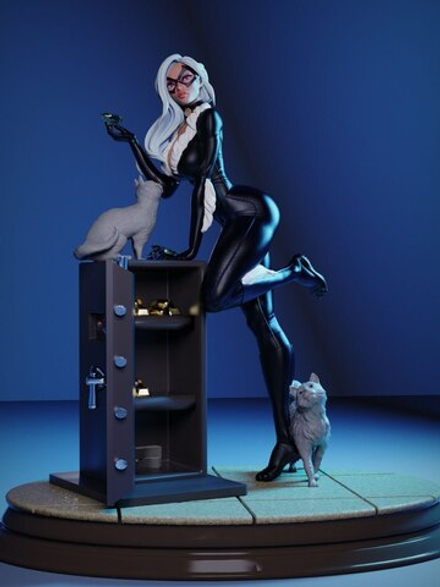 Фигурка Чёрная кошка Фелиция Харди Black Cat Felicia Hardy