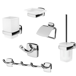 Набор аксессуаров для зоны красоты и туалета AM.PM Gem AK90D1806W Хром