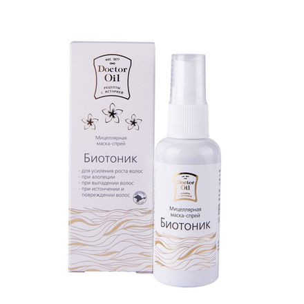 Мицеллярная маска-спрей "Биотоник" для роста волос